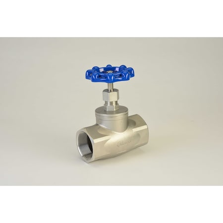 1-1/2, Stainless Steel 200 WOG Threaded Globe Valve